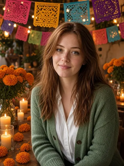 After: the Marigold Glow look