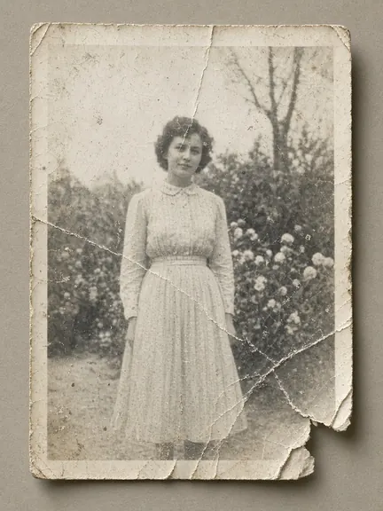 Before: the photo before Restore Old Photo