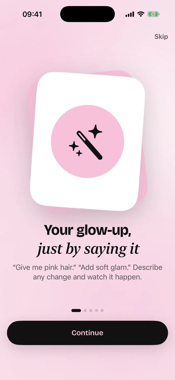 Onboarding: your glow-up, just by saying it